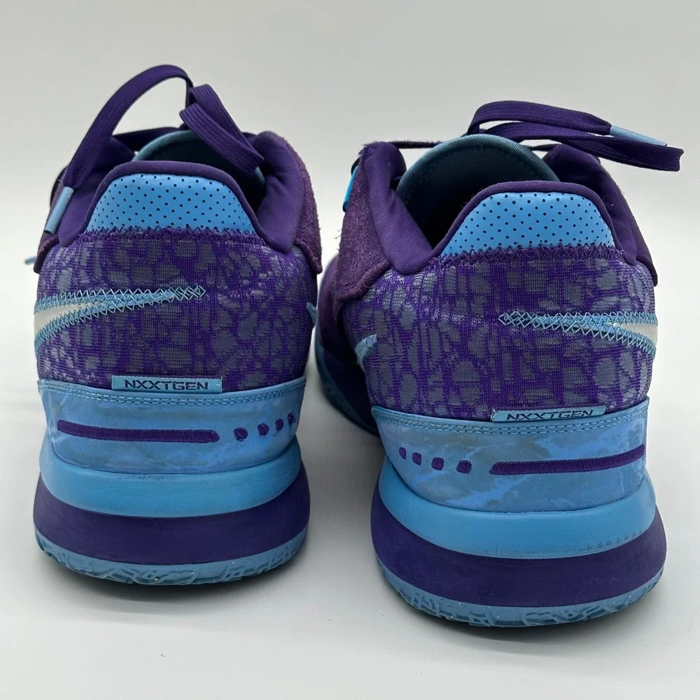 Nike Mens 13 LeBron NXXT Gen AMPD Purple Blue FJ1566-500 Basketball Sneakers